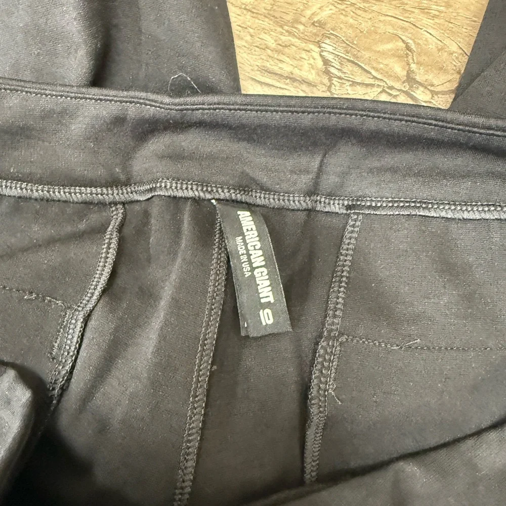 American Giant black straight pants‎ size 10